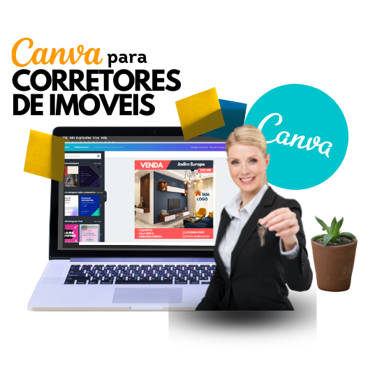 Curso de Canva para Corretor de Imóveis Logo